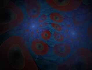 Imaginatory fractal background generated Image