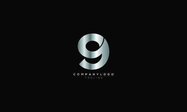 9O O9 9 AND O Abstract initial monogram letter alphabet logo design