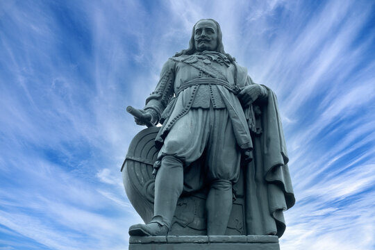 Statue of Admiral Michiel de Ruyter in Vlissingen, Zeeland province, The Netherlands
