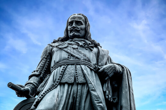 Statue of Admiral Michiel de Ruyter in Vlissingen, Zeeland province, The Netherlands
