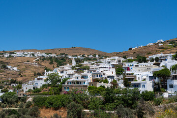 Dyo Choria village in Tinos island, Greece