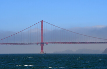 San Francisco; USA - july 13 2016 : Golden Gate bridge