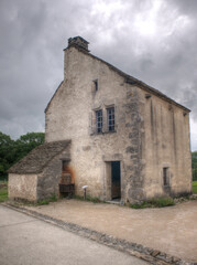 Fototapeta na wymiar Maison rurale à Nancray, Doubs, France
