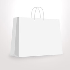 white shopping bag