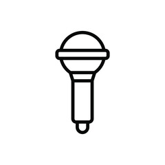 Fototapeta na wymiar Microphone icon vector set. Voice illustration sign collection. Karaoke microphone symbol or logo.
