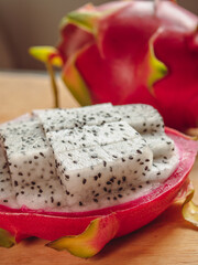 Dragon fruit is a unique fruit that is high in fiber.