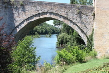 Fototapeta na wymiar Cahors, le Pont de Valentré