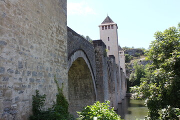 Fototapeta na wymiar Cahors, le Pont de Valentré