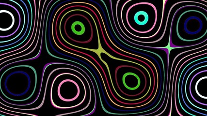 Abstract colorful  psychedelic graphics  background