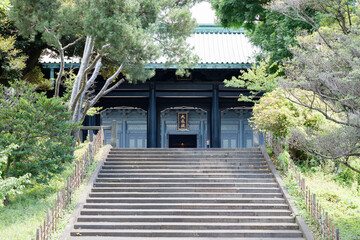 Obraz premium 湯島聖堂の本堂と階段