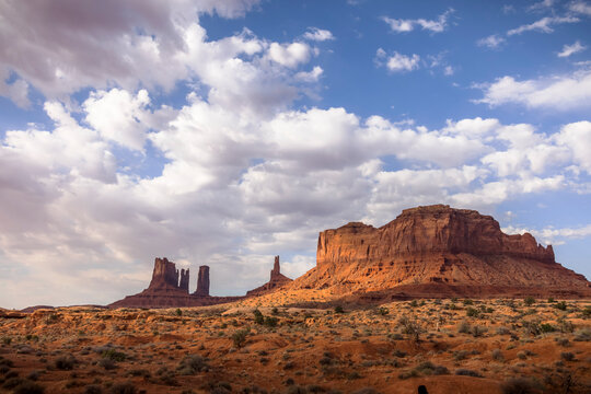 Roadside landscapes and views near Monument Valley, Arizona.