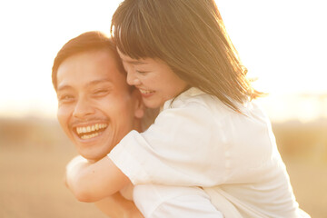 笑顔のカップル