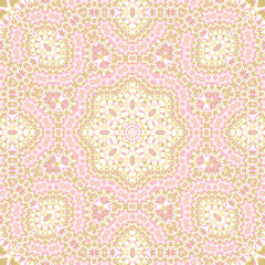 Tile azulejos mosaic seamless pattern, oriental ethnic patchwork