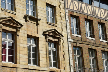 Fototapeta na wymiar Rouen, France - september 9 2018 : house in the historical town