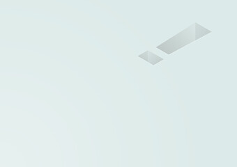 シンプルな「びっくりマーク」(エクスクラメーション、感嘆符)の背景イラスト素材(コピースペースあり)