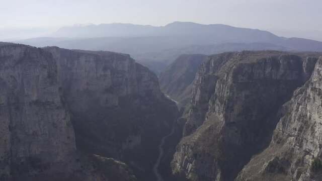 Aerial, Vikos Gorge Areal, Greece