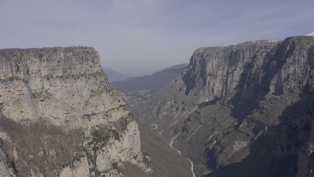 Aerial, Vikos Gorge Areal, Greece