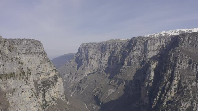 Aerial, Vikos Gorge Areal, Greece
