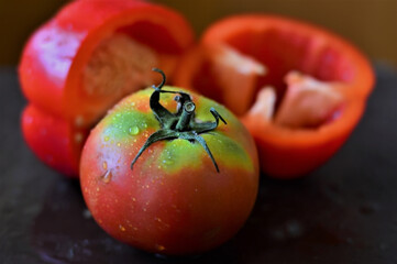 Fototapeta Pomidor z ekologicznej uprawy obraz
