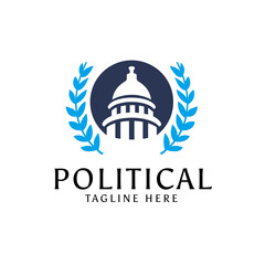 Political capitol logo design