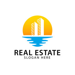 Realestate house resident logo design