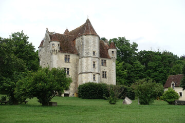 Fototapeta na wymiar Domaine du manoir de Courboyer