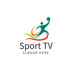 Sport tv logo design for yt channel