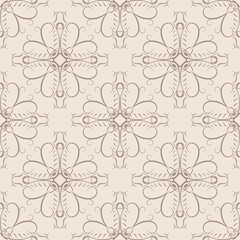 Abstract seamless pattern in art deco style. Geometric seamless pattern with stylish classic texture.	