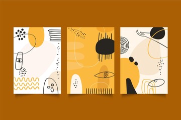 Flat Abstract Art Cover Collection_5