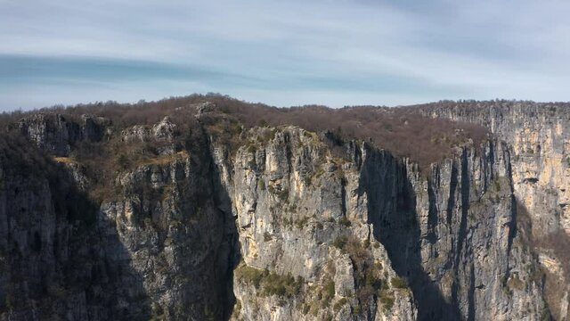 Aerial, Vikos Gorge Areal, Greece