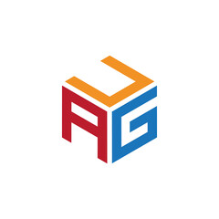Hexagon logo with the letters UAG design