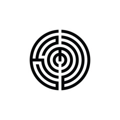 Letter K M W Monogram Logo