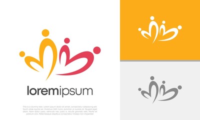 Global Community Logo Icon Elements Template. Community human Logo template vector. Community health care. Abstract Community logo