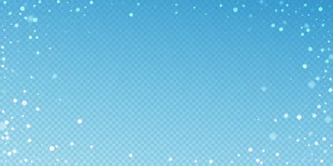 Magic stars random Christmas background. Subtle fl