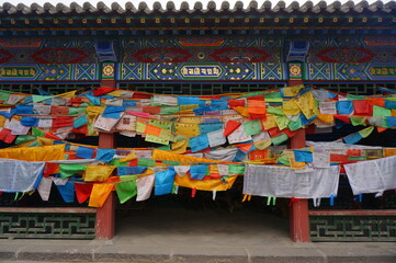 A Chinese temple, shot in Mongolia, China