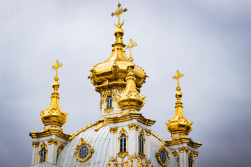 golden domes of the cathedral