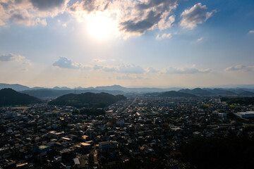 岐阜県関市 安桜山から見る関市の街並み