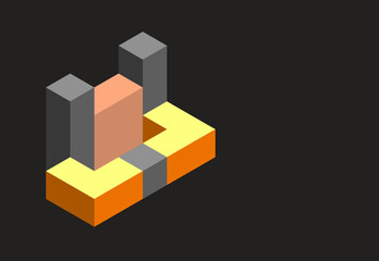 Obraz premium A business card template with an abstract background