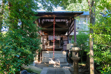 東京都世田谷区 下北沢 北澤八幡神社 境内社、産土社