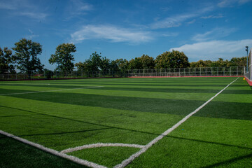 Corner Kick Soccer Field Training - football