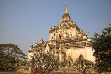 Fototapeta na wymiar View of Thatbyinnyu Temple, Bagan, Myanmar