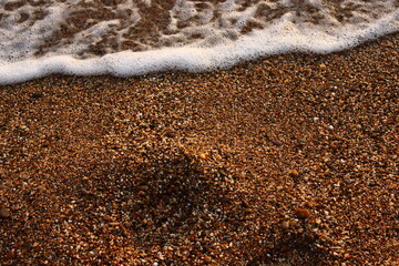 wave on the sand 