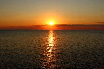 Fototapeta premium sunset of the sea 