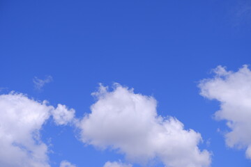 Sky with clouds. Suitable for backgrounds. Sky texture.