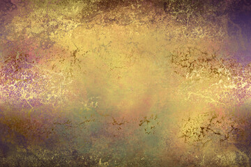 Obraz premium Golden Abstract decorative paper texture background for artwork - Illustration