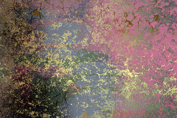 Golden Abstract  decorative paper texture  background  for  artwork  - Illustration