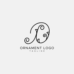 professional and minimal elegant abstract logo
