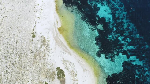 Aerial View Of Premuda Island, The Adriatic Sea In Croatia