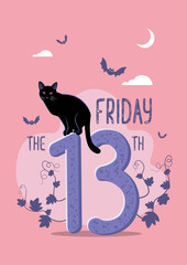 Black Cat on Friday the 13th