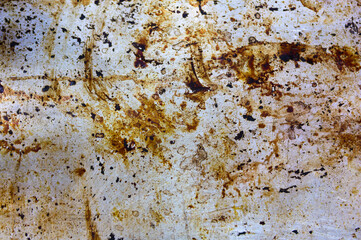Closeup of a silver background with a worn and dirty look